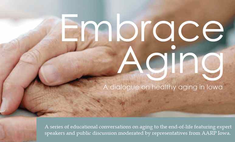 Embrace Aging - May 24th at 7 PM at Drake